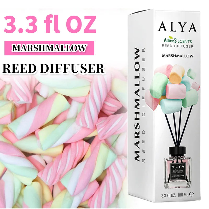 Scented Reed Diffuser Set With Four Incense Sticks