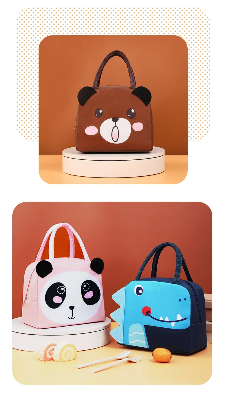Cartoon Children's Lunch Bag Thermal Insulation Aluminum Film High Quality