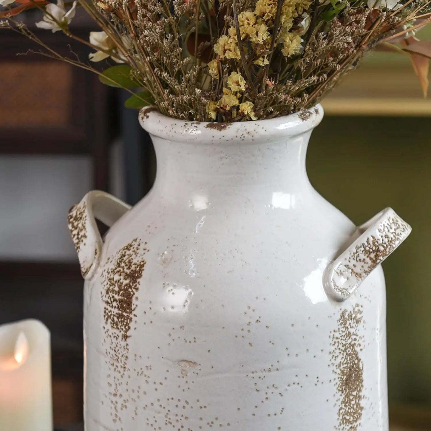 Ceramic Rustic Farmhouse Vase