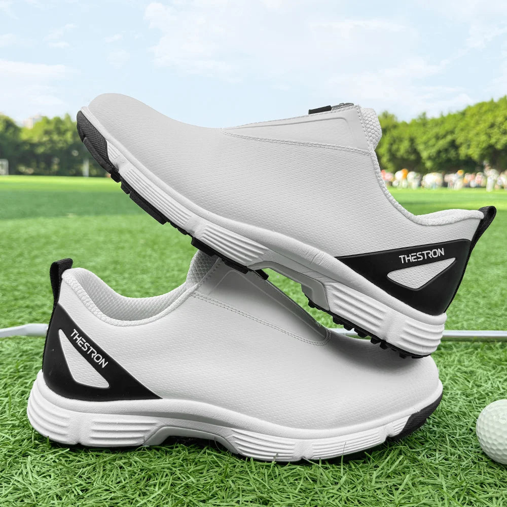 Men Golf Shoes Professional Performance Outdoor Footwear With Rubber Outsole