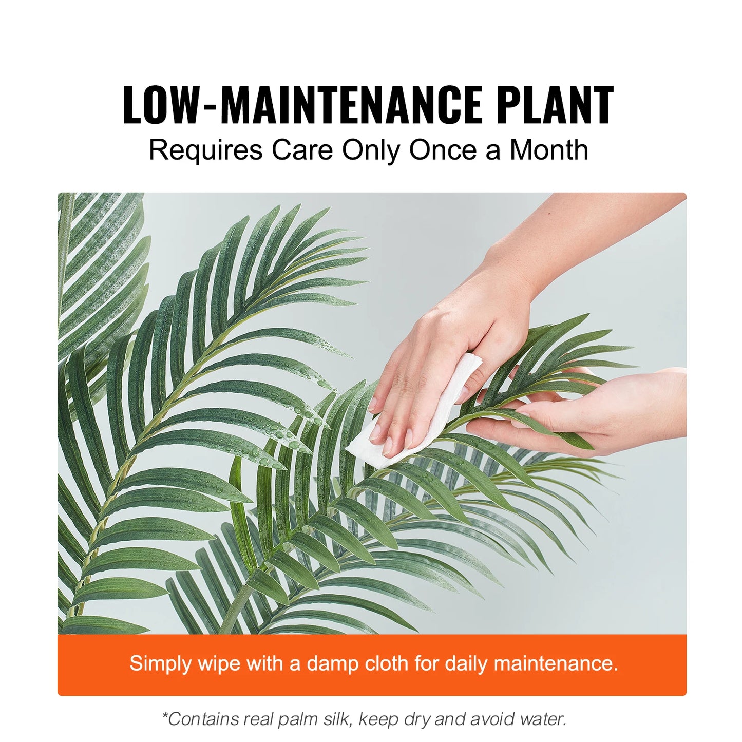 SucceBuy Artificial Palm Tree Faux Plant For Outdoor Display