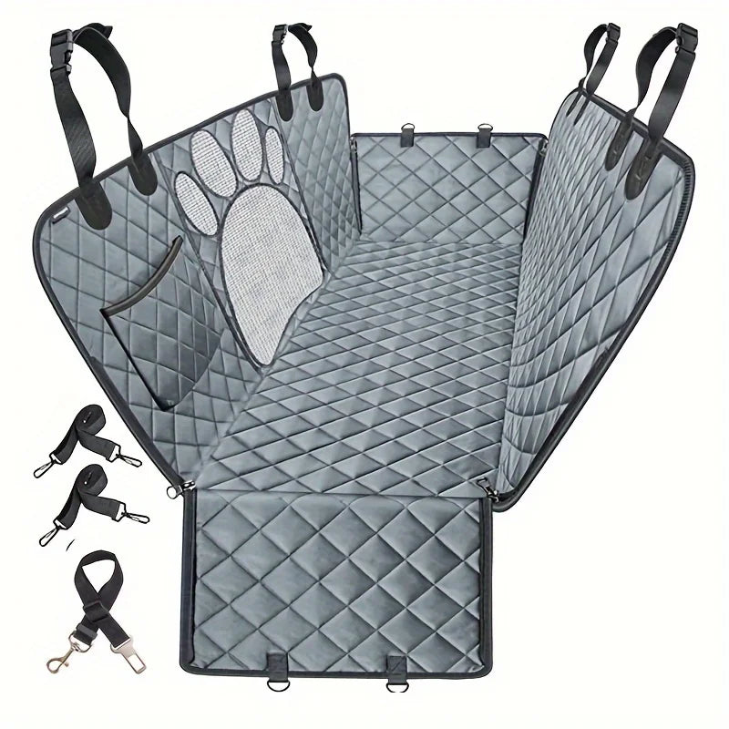 Waterproof Dog Seat Cover With Durable Side Flaps For Cars