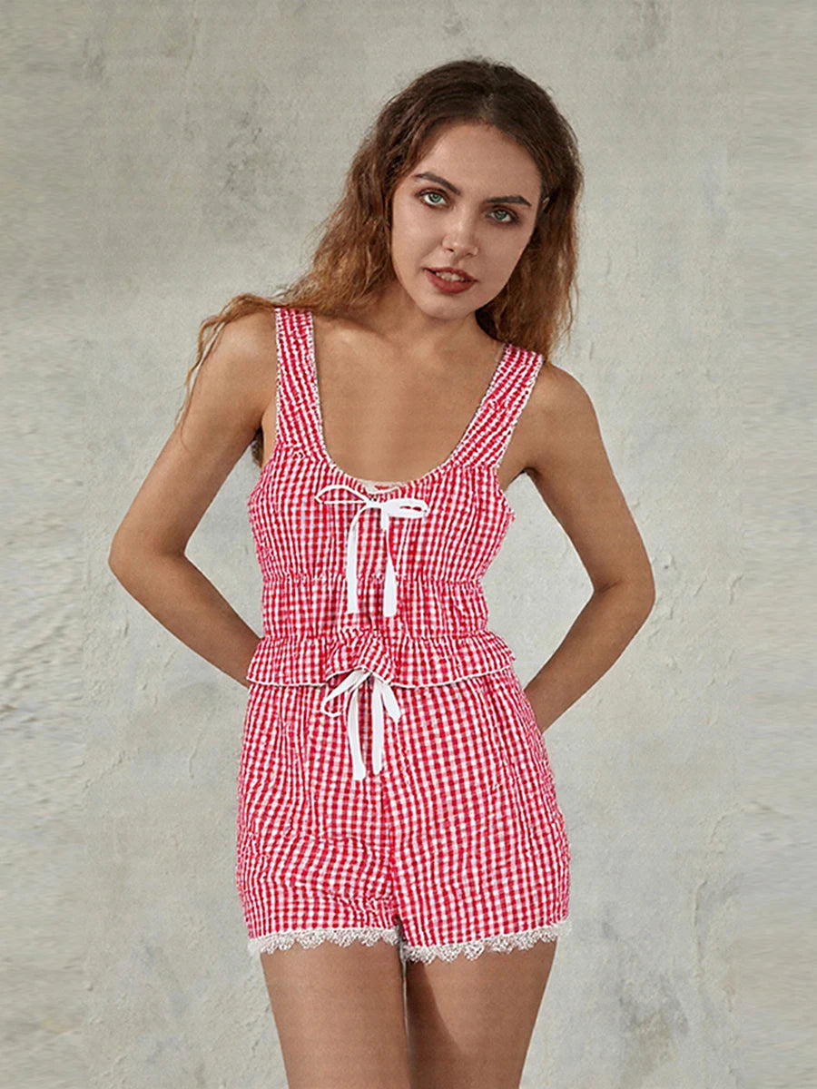 Sleeveless V Neck Crop