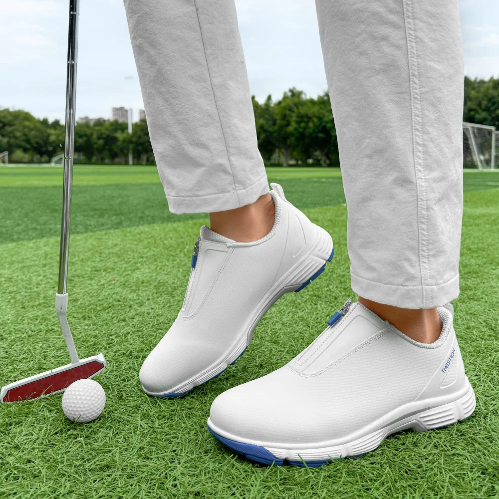 Men Golf Shoes Professional Performance Outdoor Footwear With Rubber Outsole