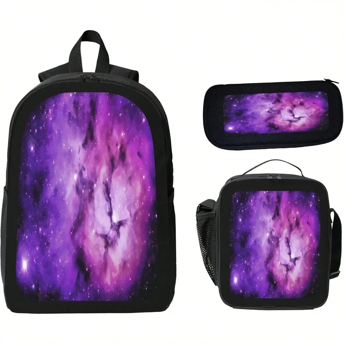 Unisex Vintage Modern Radio Backpack With Lunch Bag