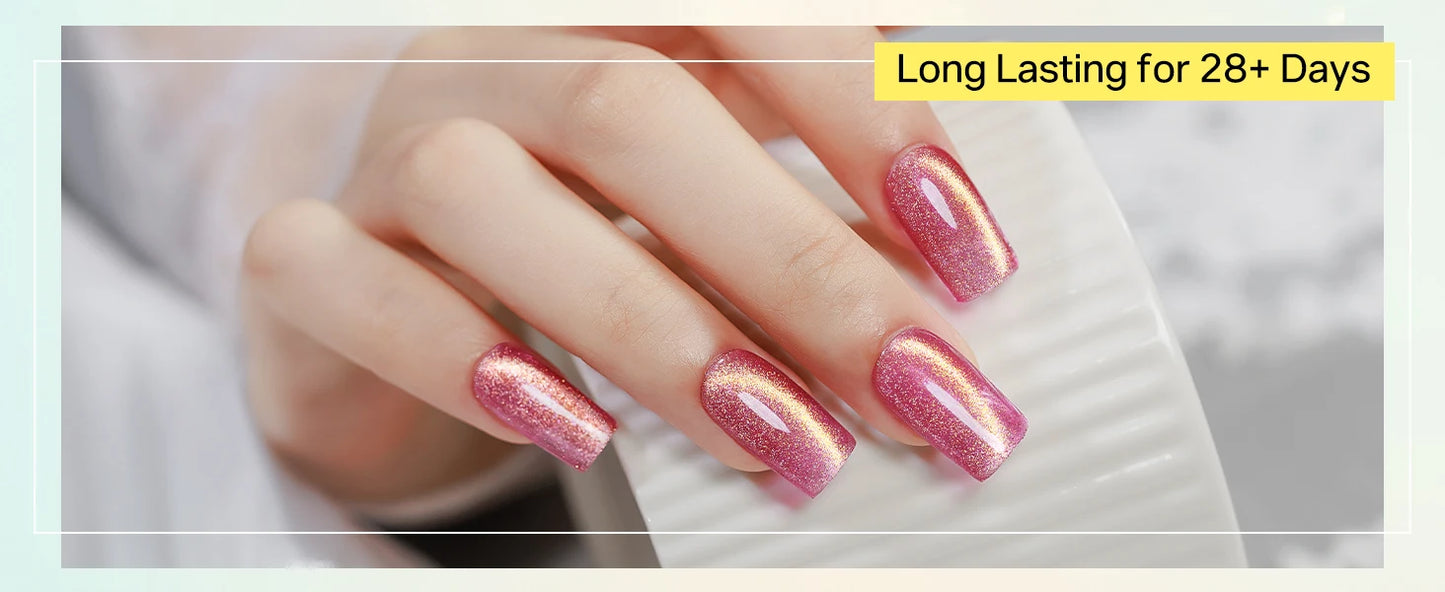 MIZHSE Magnetic Cat Eye Gel Polish Set With Magnet