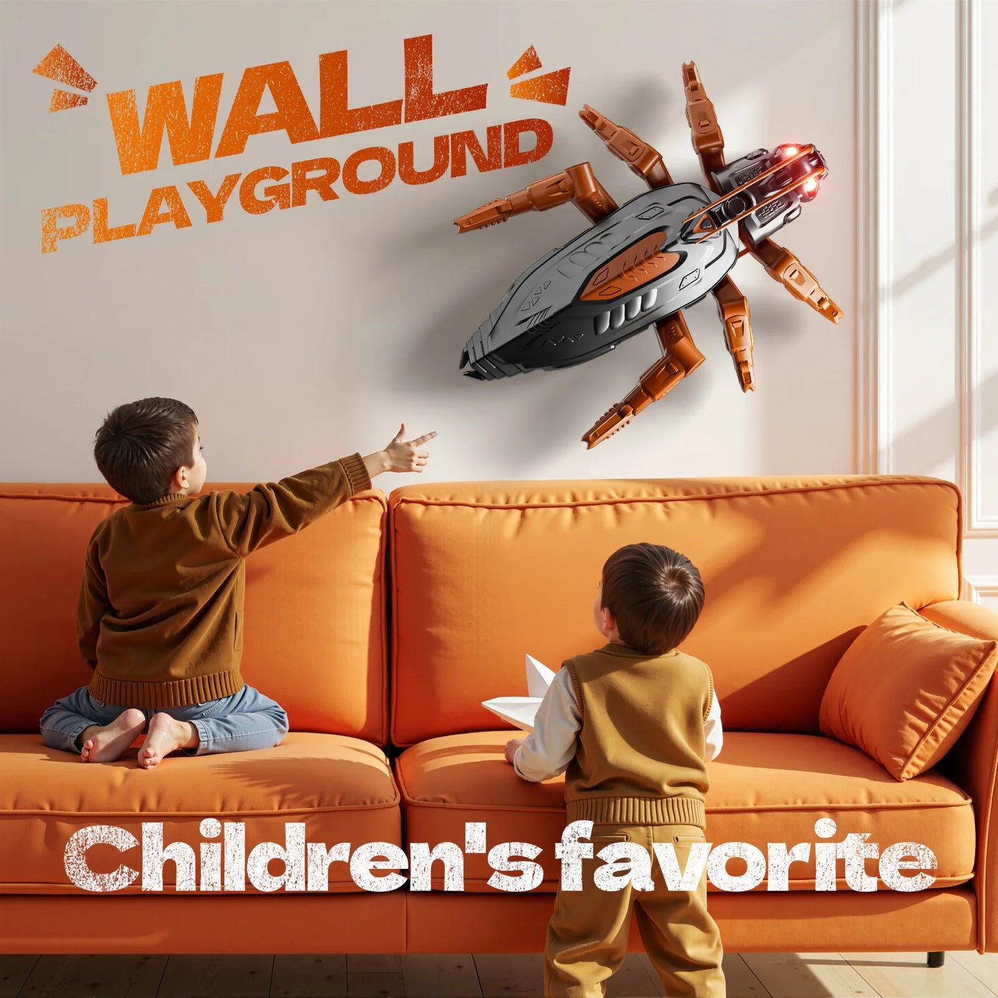 High-concerned Electric RC Wall Climbing Lizard Toy