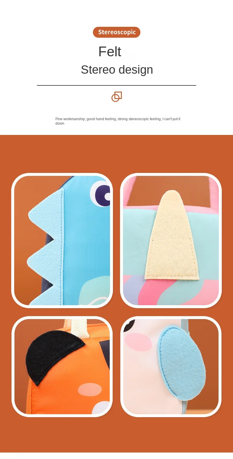Cartoon Children's Lunch Bag Thermal Insulation Aluminum Film High Quality