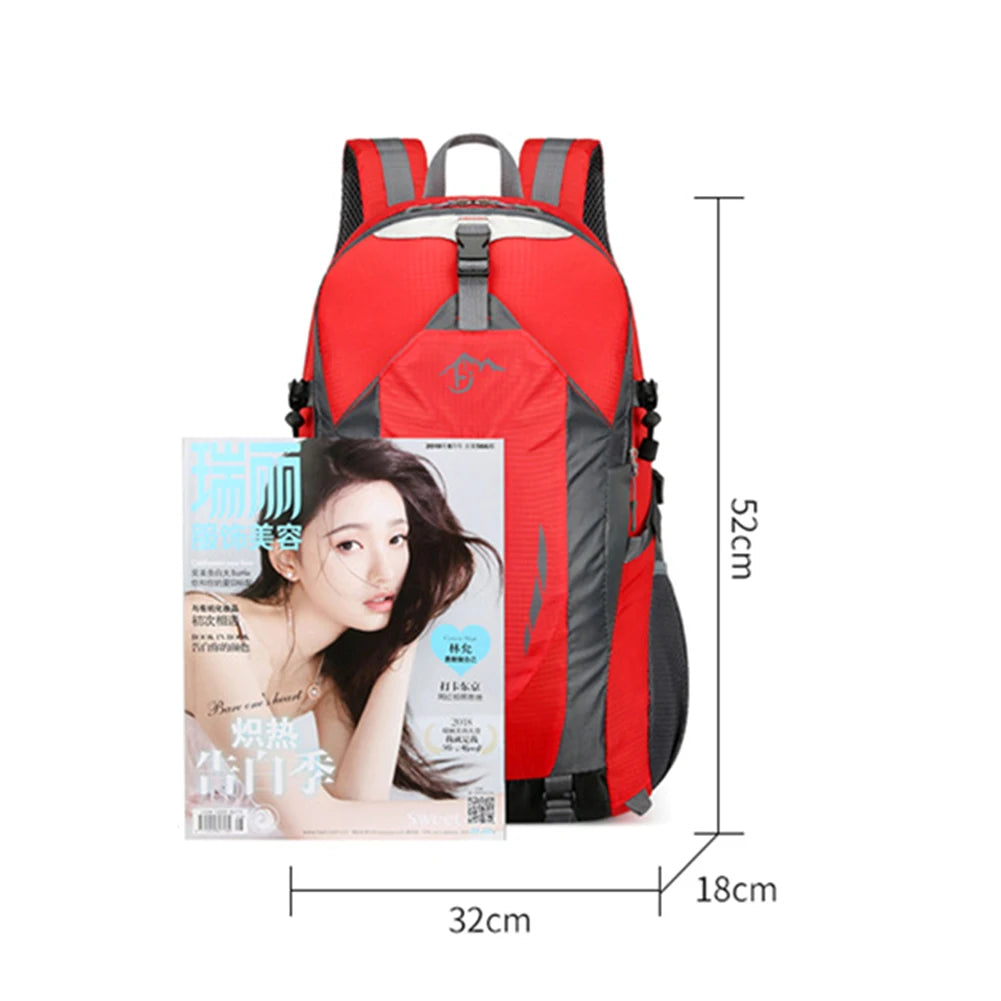 Polyester Fishing Backpack Unisex Breathable Large Capacity Wear Resistant