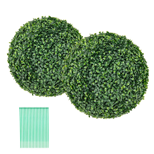 Artificial Boxwood Topiary Balls for Indoor Outdoor Decor