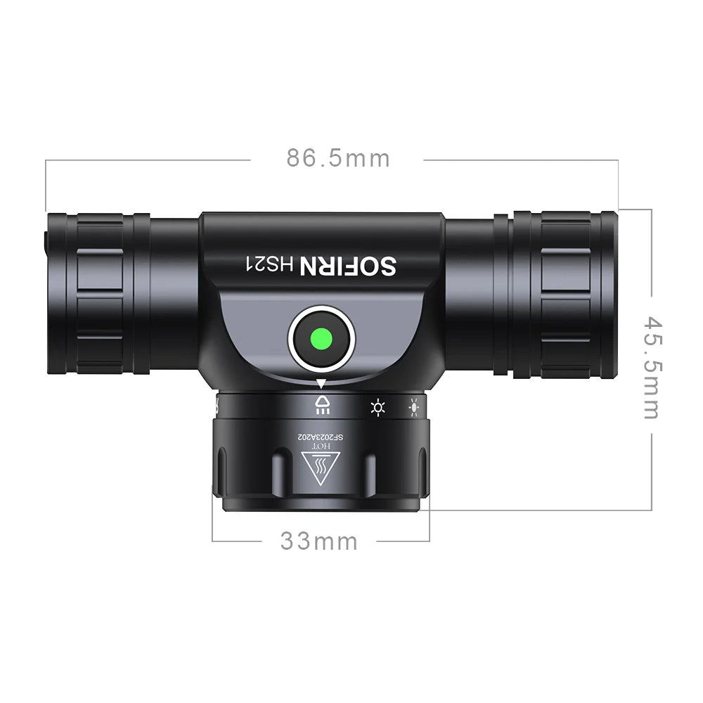 SFT40 18650 USB C Rechargeable Headlamp For Hunting And Hiking