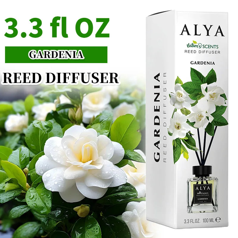 Scented Reed Diffuser Set With Four Incense Sticks