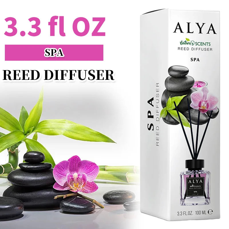 Scented Reed Diffuser Set With Four Incense Sticks