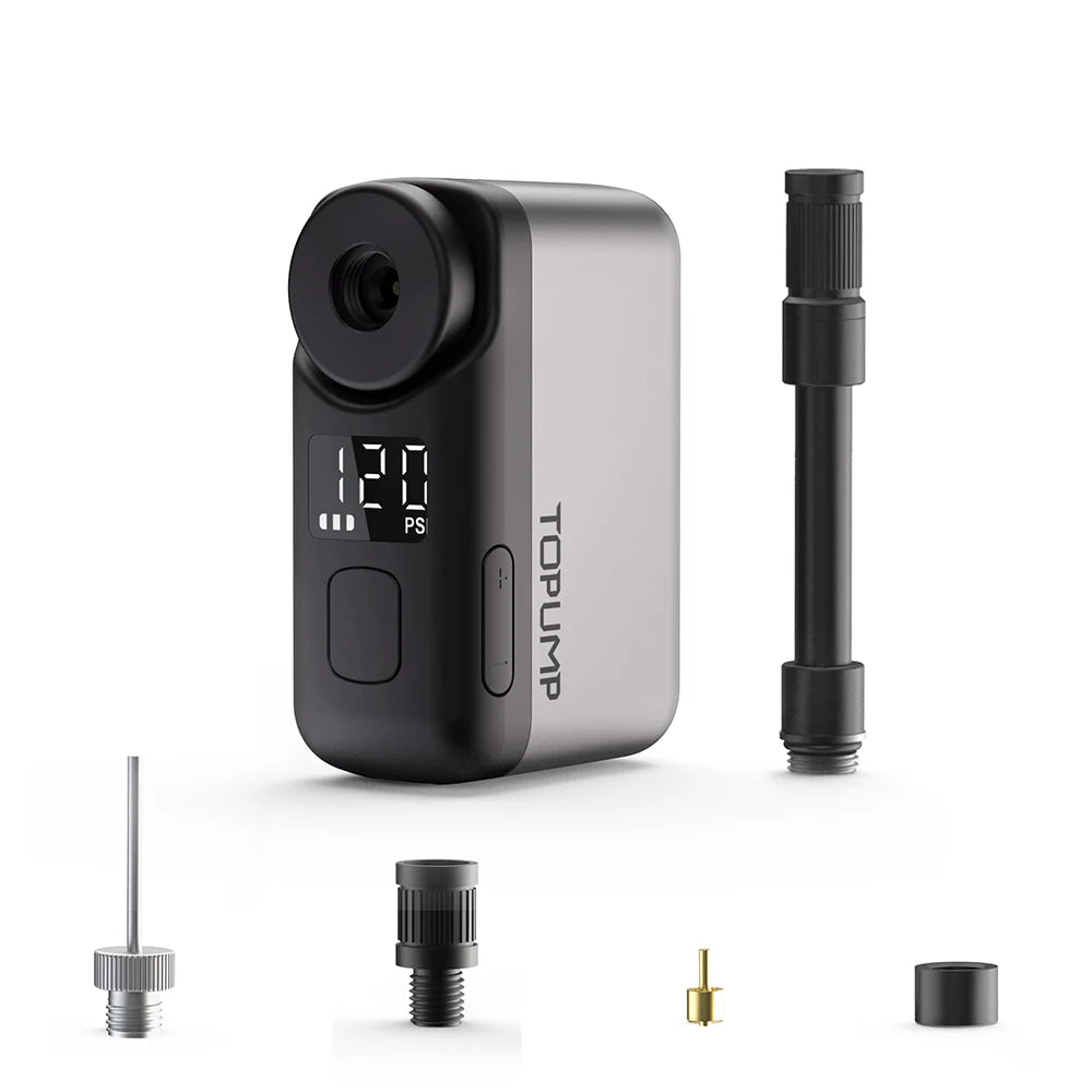 TOPUMP TB2 PRO Electric Mini Portable Bike Pump Cordless Inflator