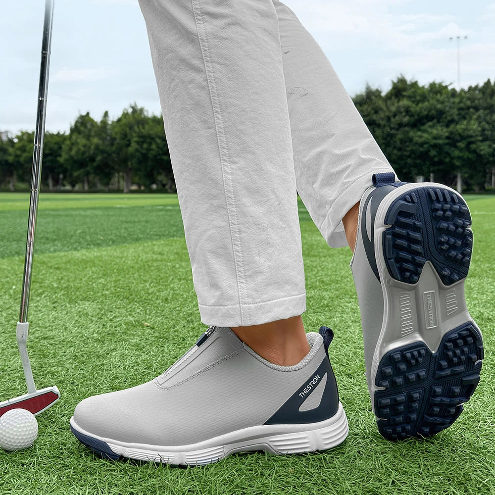 Men Golf Shoes Professional Performance Outdoor Footwear With Rubber Outsole