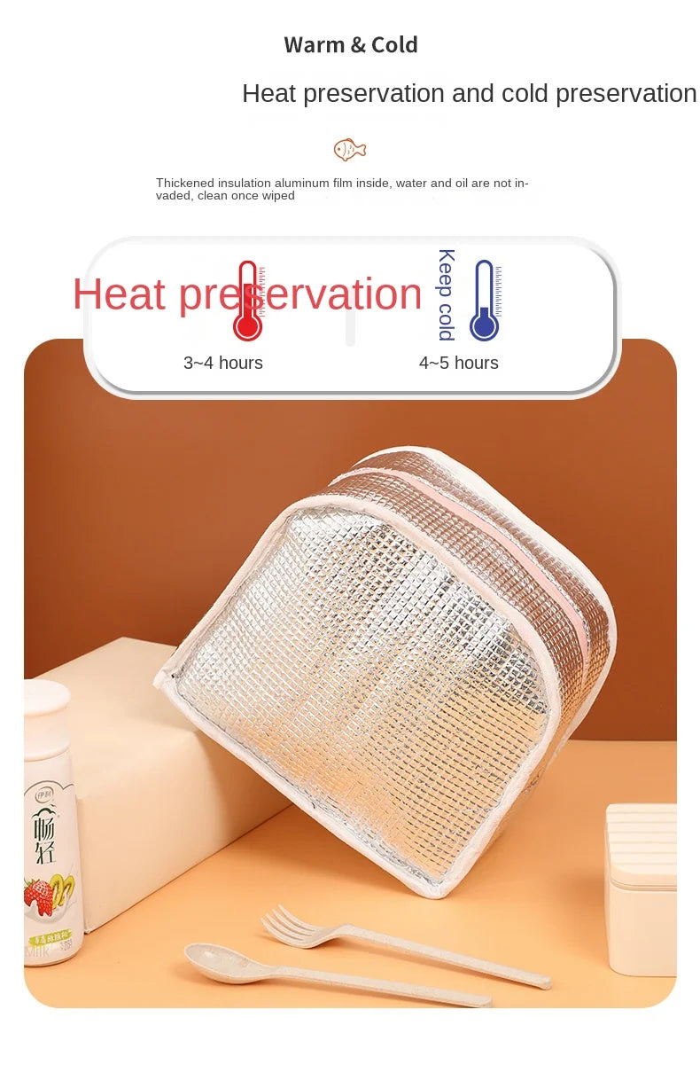 Cartoon Children's Lunch Bag Thermal Insulation Aluminum Film High Quality