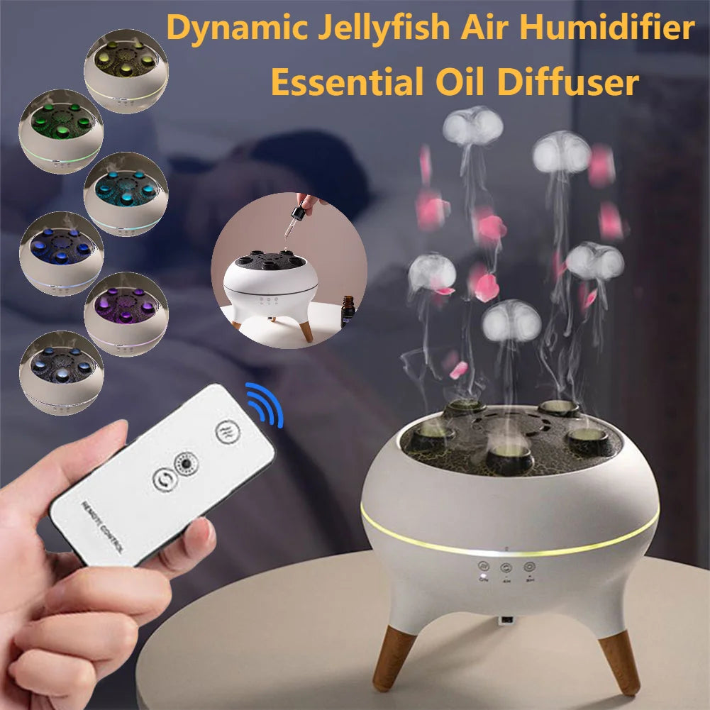 Jellyfish Air Humidifier Essential Oil Diffuser Mist