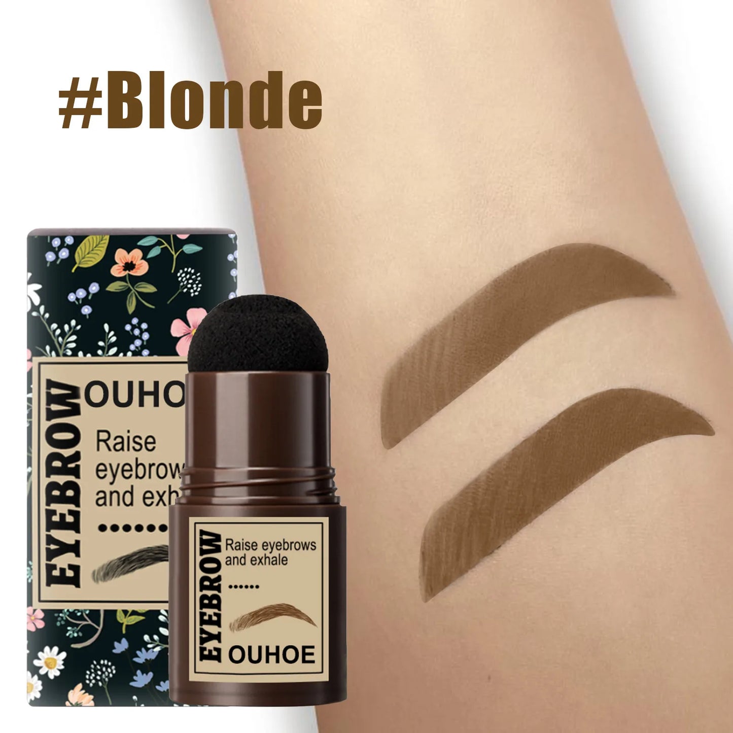 Ouhoe Eyebrow Stamp Kit Powder Waterproof Long Lasting