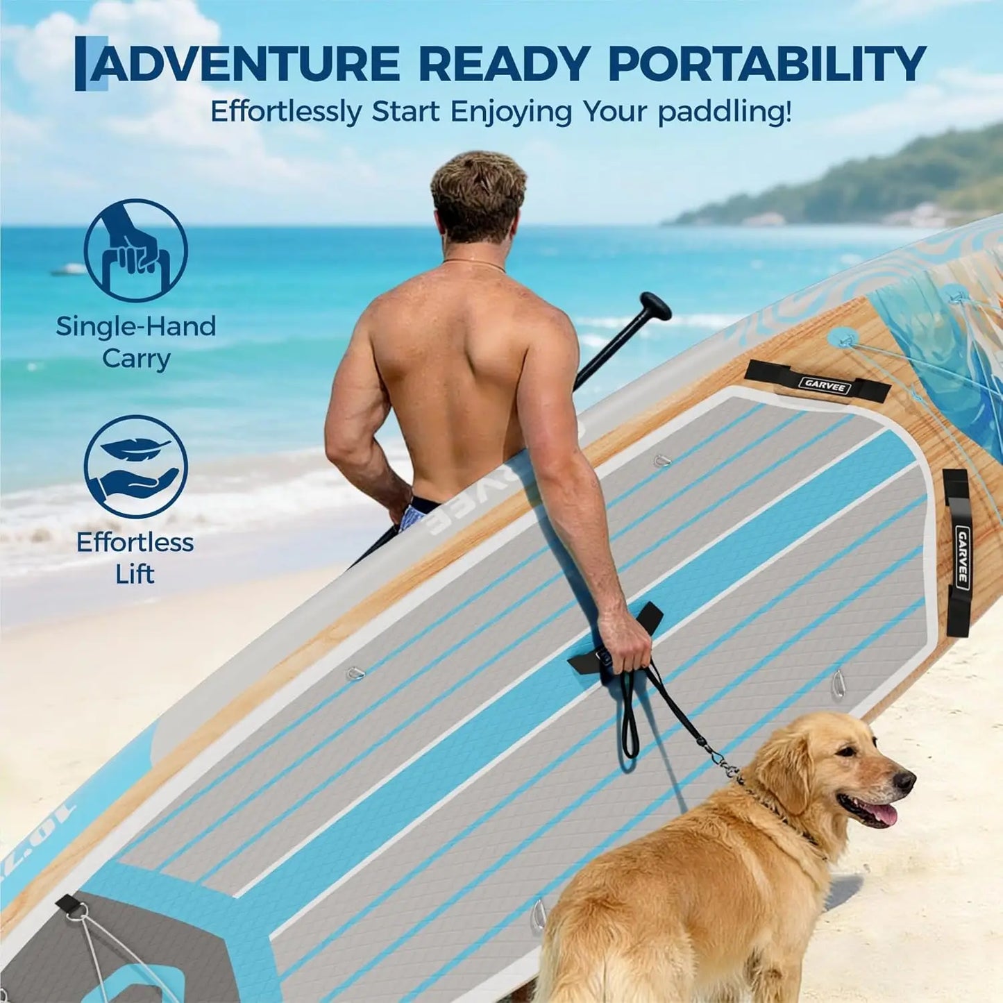 Inflatable Stand Up Paddle Board With Premium Accessories