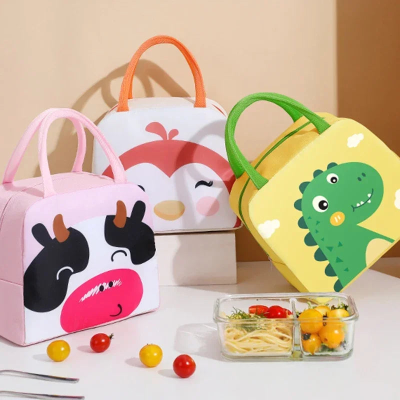 Cartoon Children's Lunch Bag Thermal Insulation Aluminum Film High Quality
