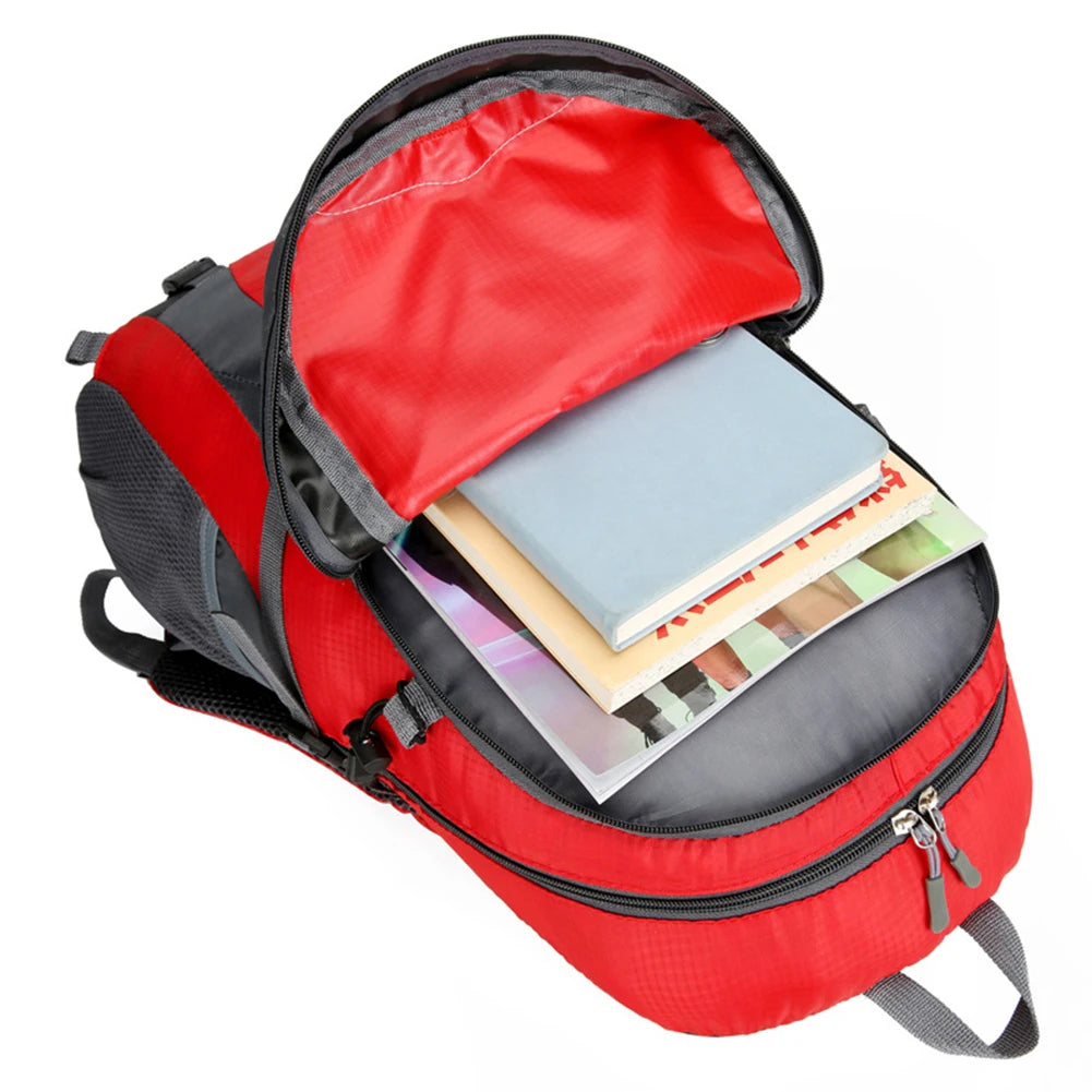 Polyester Fishing Backpack Unisex Breathable Large Capacity Wear Resistant