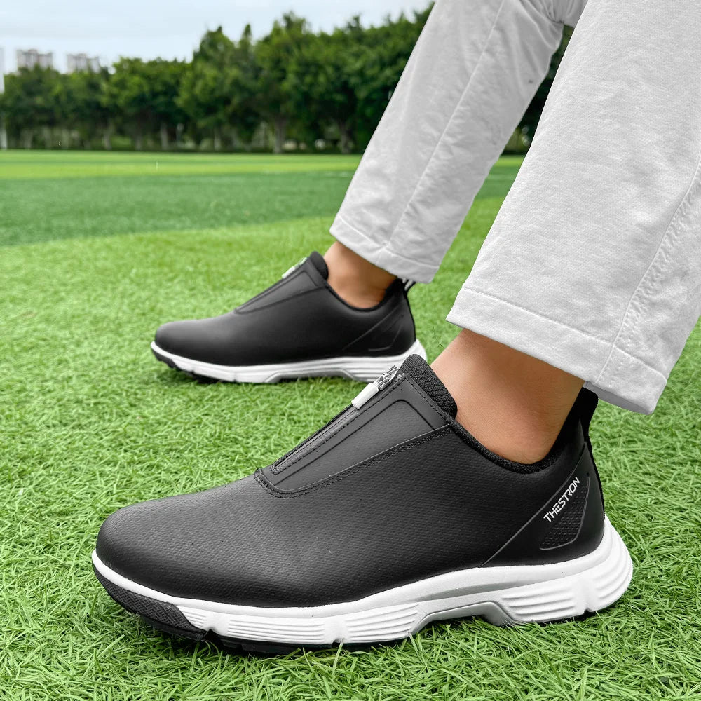 Men Golf Shoes Professional Performance Outdoor Footwear With Rubber Outsole