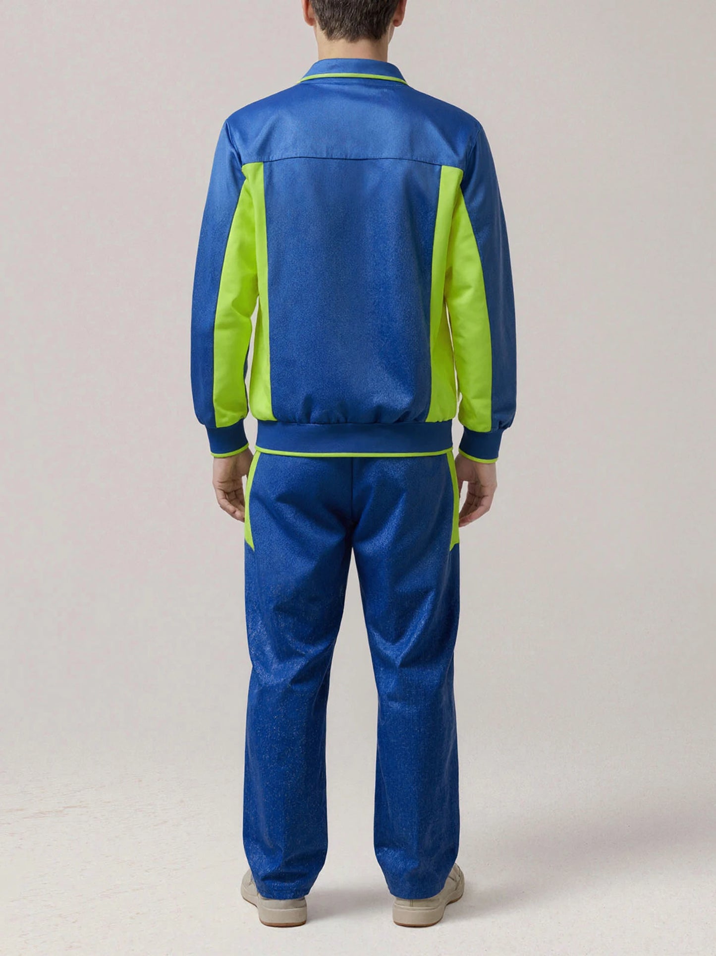 Mens Two Piece Tracksuit Set With Long Sleeve Sweatshirt