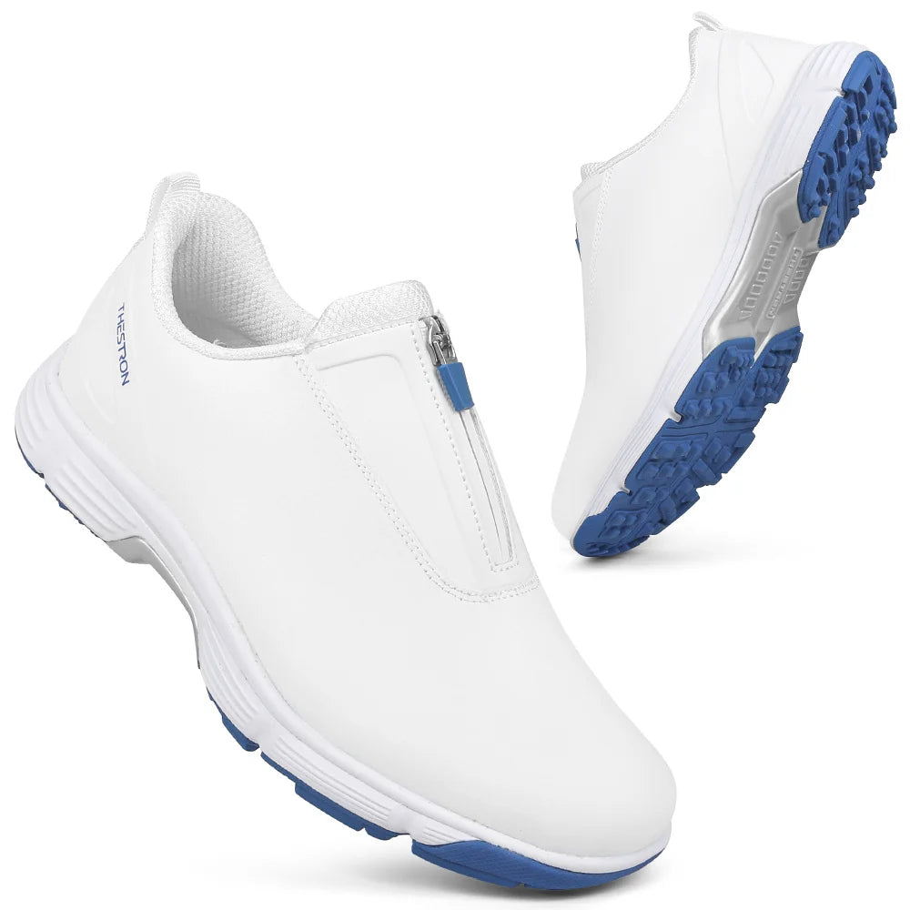 Men Golf Shoes Professional Performance Outdoor Footwear With Rubber Outsole