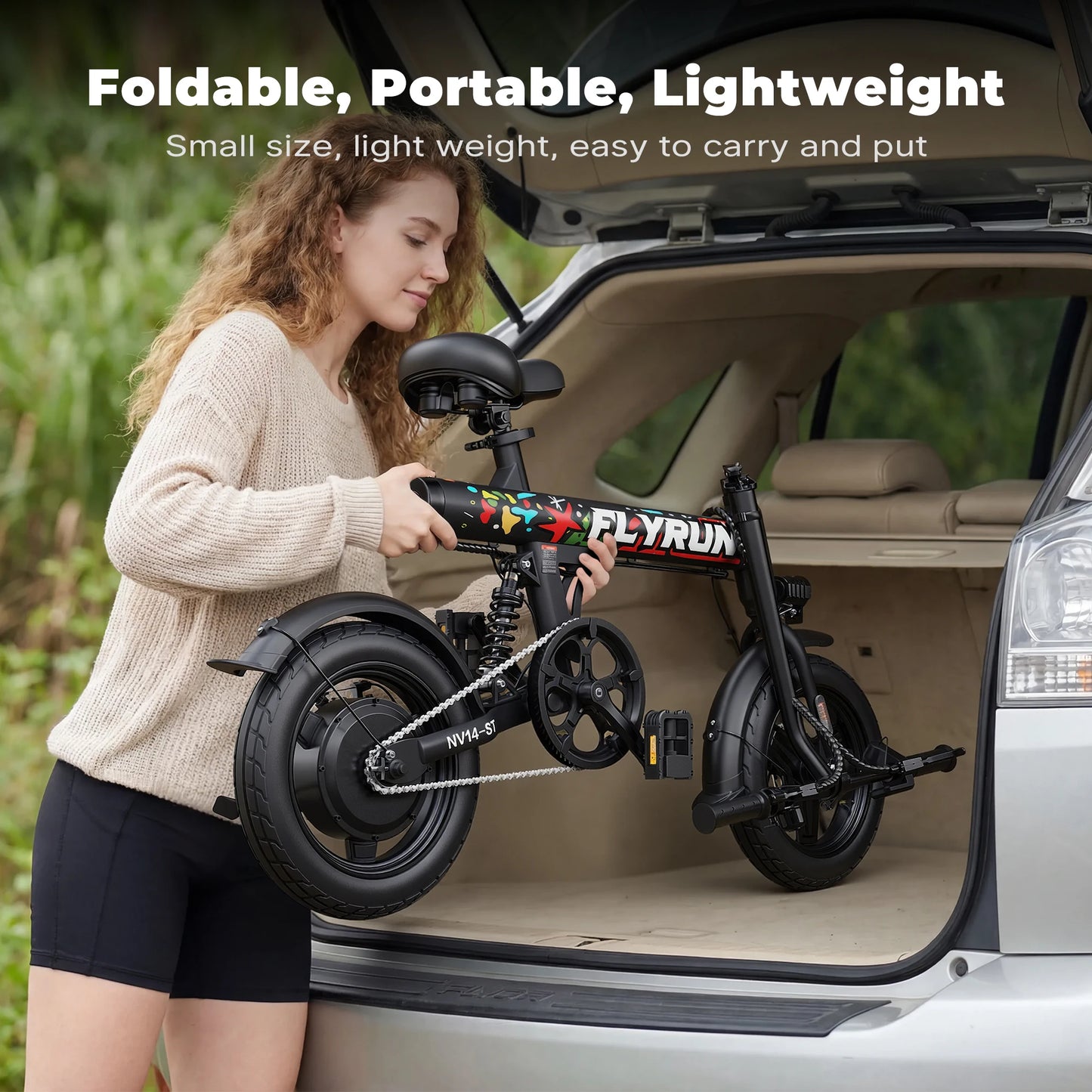 Flyrun NV14-ST Electric Bike 500W Peak Motor Road Bicycle