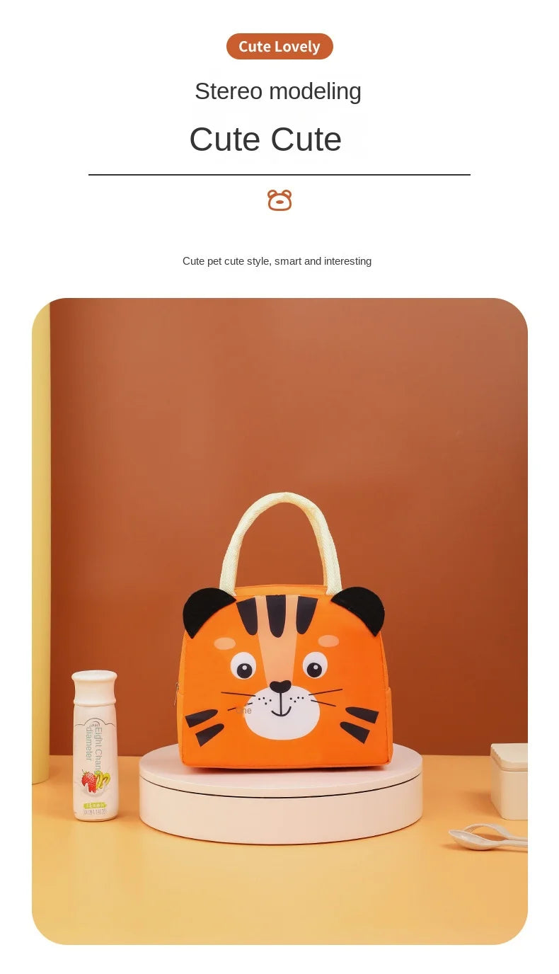 Cartoon Children's Lunch Bag Thermal Insulation Aluminum Film High Quality