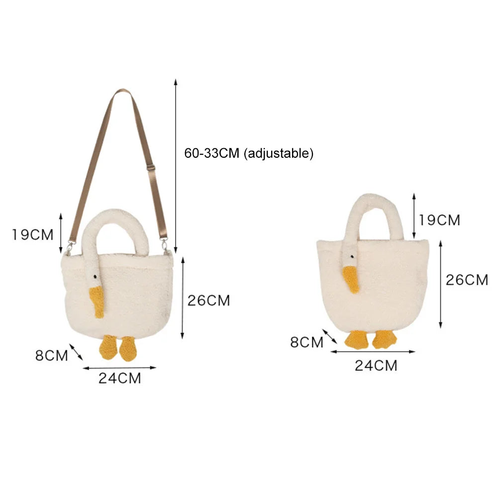 Plush Female Tote Bags