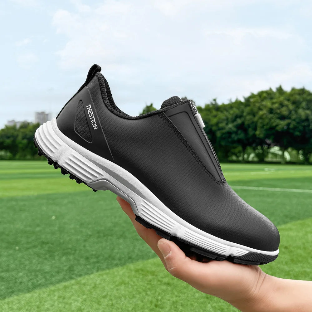 Men Golf Shoes Professional Performance Outdoor Footwear With Rubber Outsole