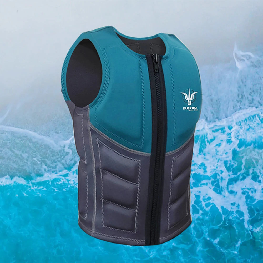 Neoprene Buoyancy Life Jacket For Adult Professional Water Sports