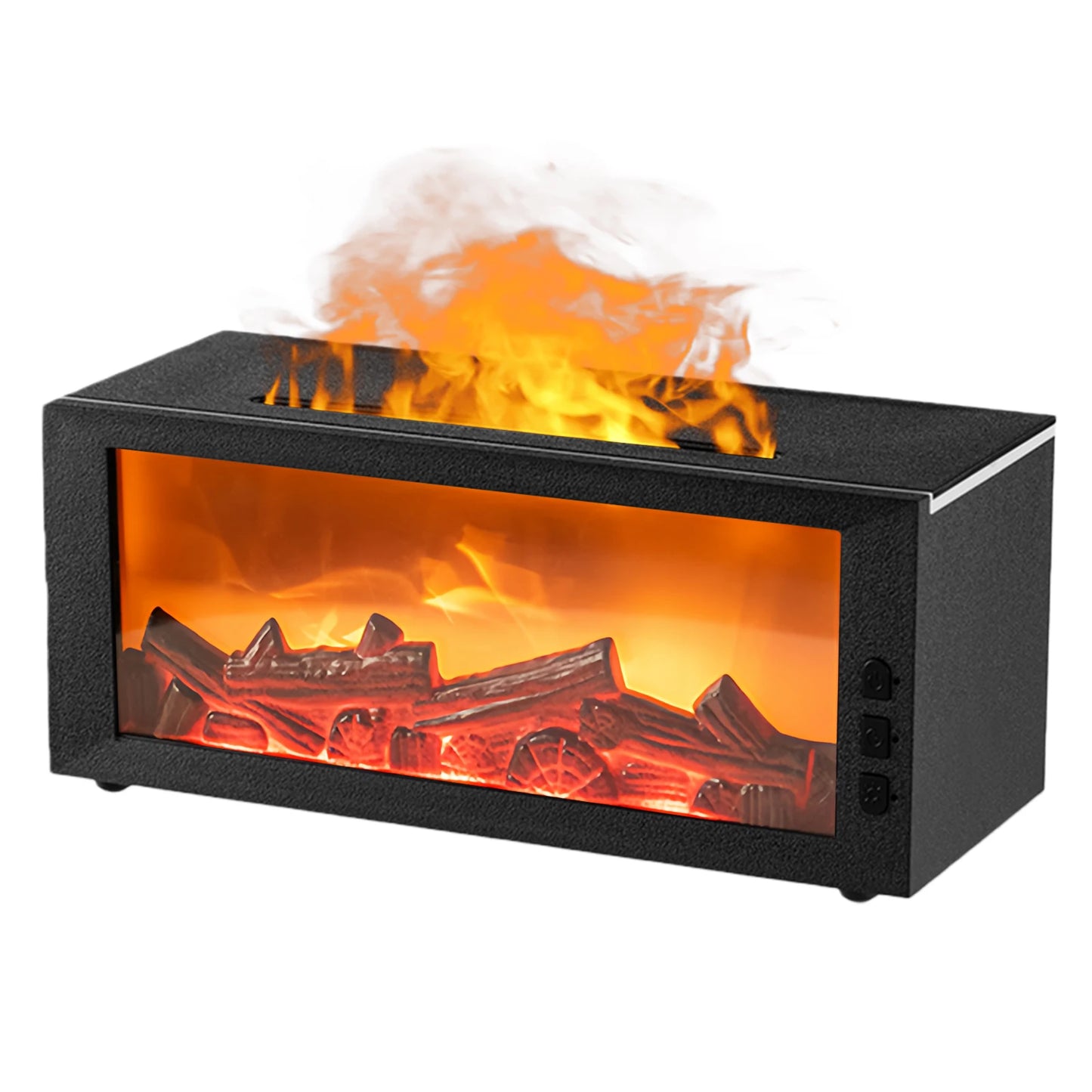 Fireplace Flame Air Diffuser Humidifier Aromatherapy Essential Oil Diffuser