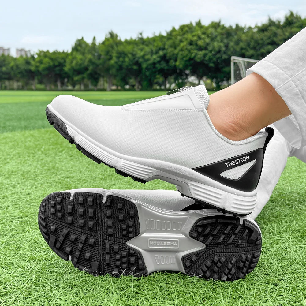 Men Golf Shoes Professional Performance Outdoor Footwear With Rubber Outsole