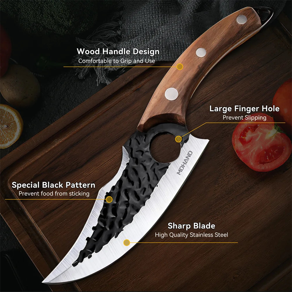 ZENG Boning Knife Stainless Steel Hand Forged for Precision Cutting