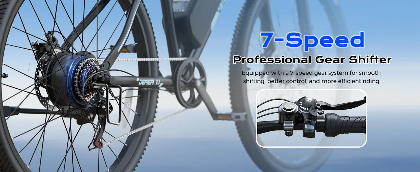 VIPDRIVE Defier 1.1 Electric Bike 750W Peak Motor Pro