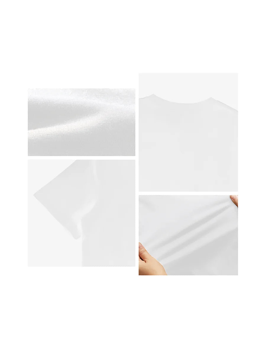 Mens Running T Shirt Quick Dry Breathable Athletic Gym Tee