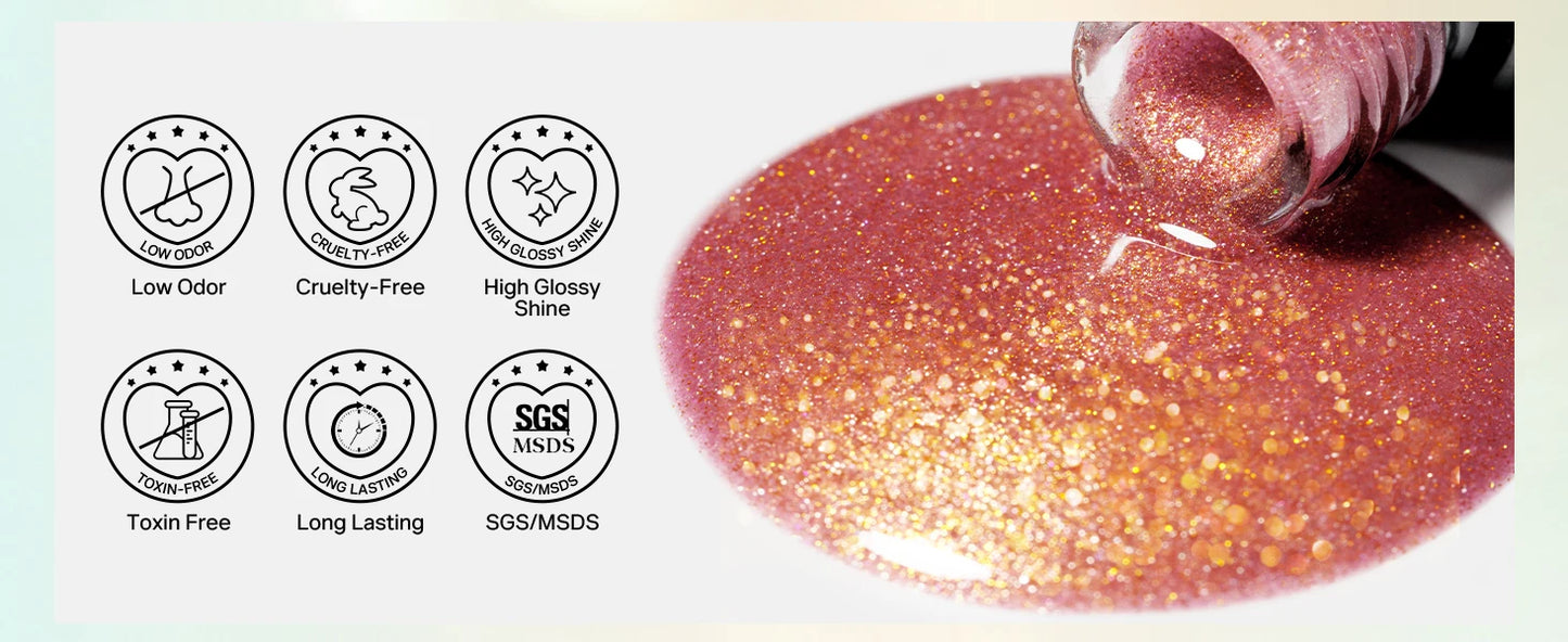 MIZHSE Magnetic Cat Eye Gel Polish Set With Magnet