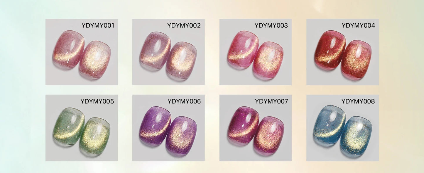 MIZHSE Magnetic Cat Eye Gel Polish Set With Magnet