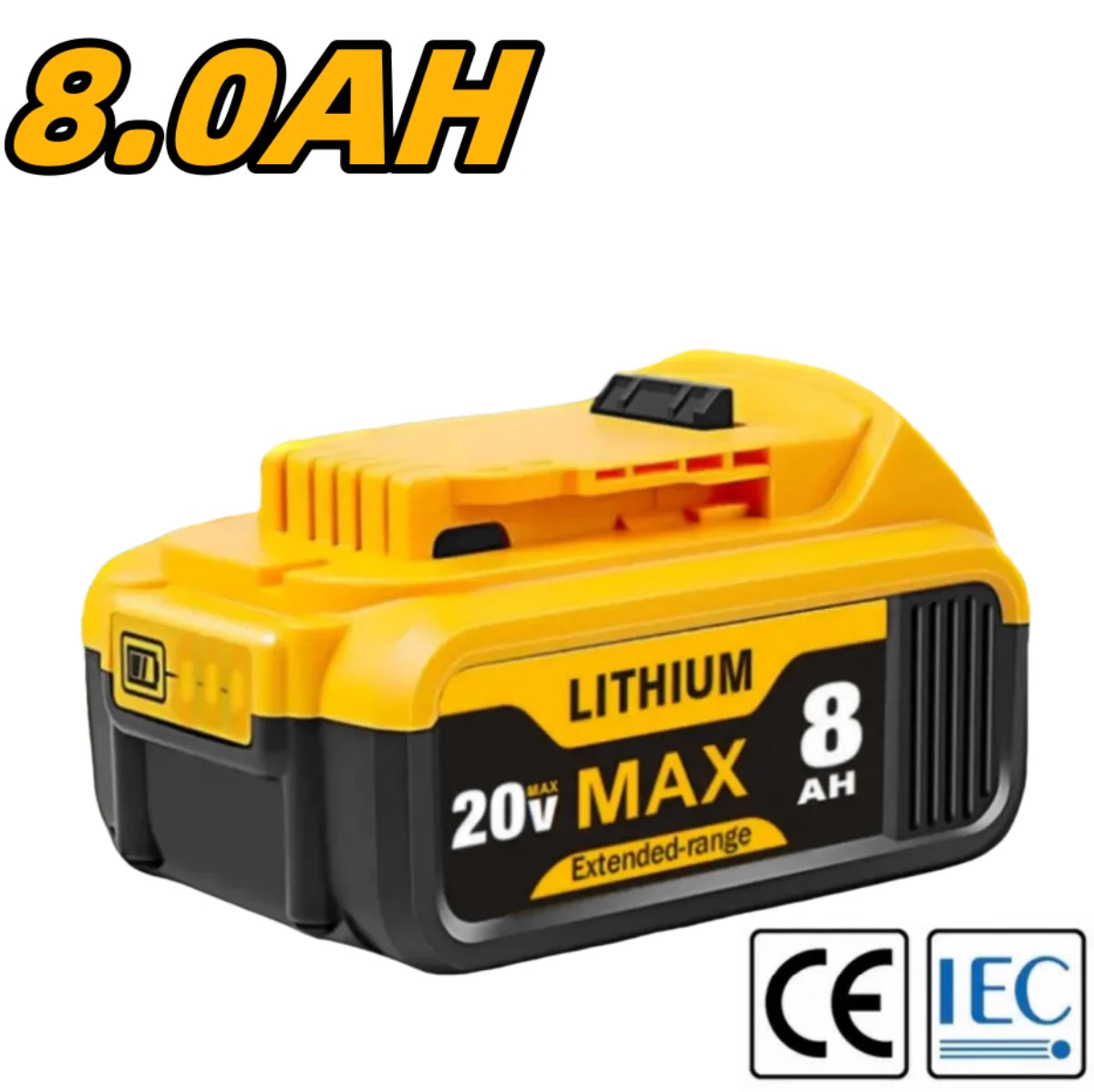 Dewalt 20V 8000mAh Lithium Ion Replacement Battery
