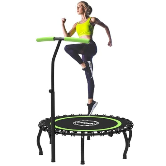 XMSJ Indoor Rebounder Trampoline for Adults 330LBS Fitness