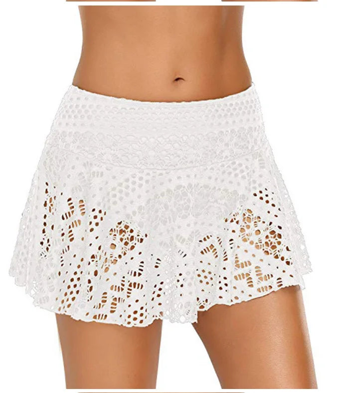 Women's Lace Swimsuit Short Skirt