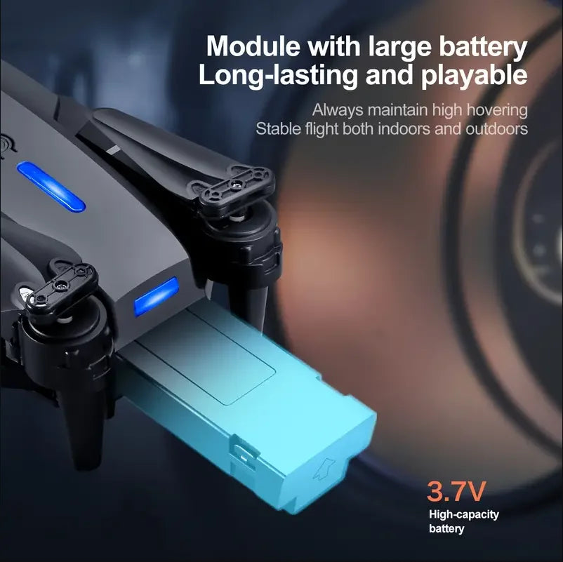 E88 Drone With Dual Camera Screen Control One Key Takeoff