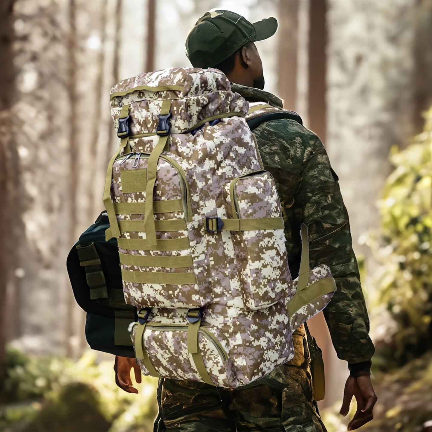 Mountaineering Backpack Softback Large Unisex Tactical Bag