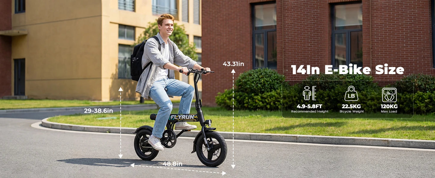 Flyrun NV14-ST Electric Bike 500W Peak Motor Road Bicycle
