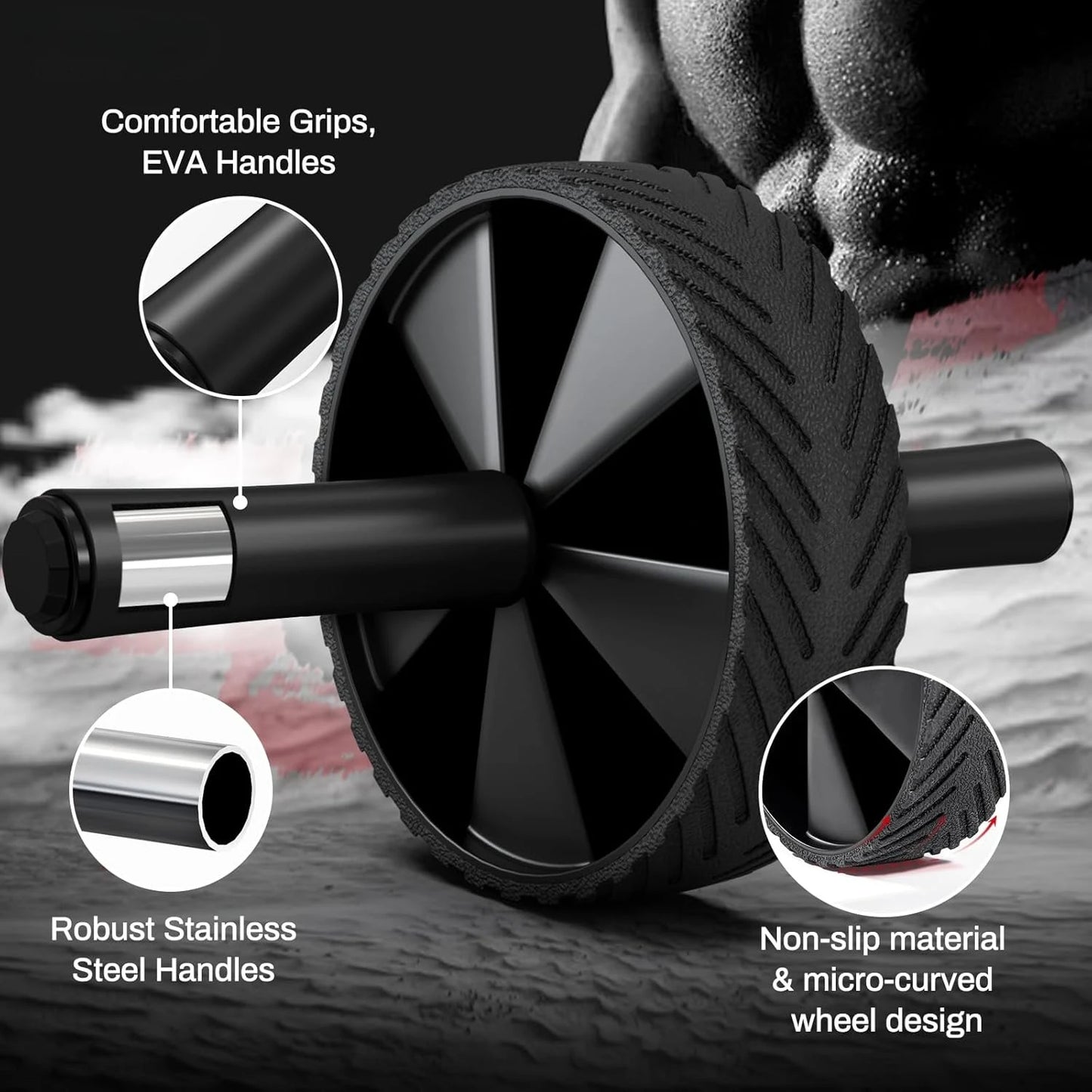 Ab Roller For Core Strength Training And Abdominal Definition