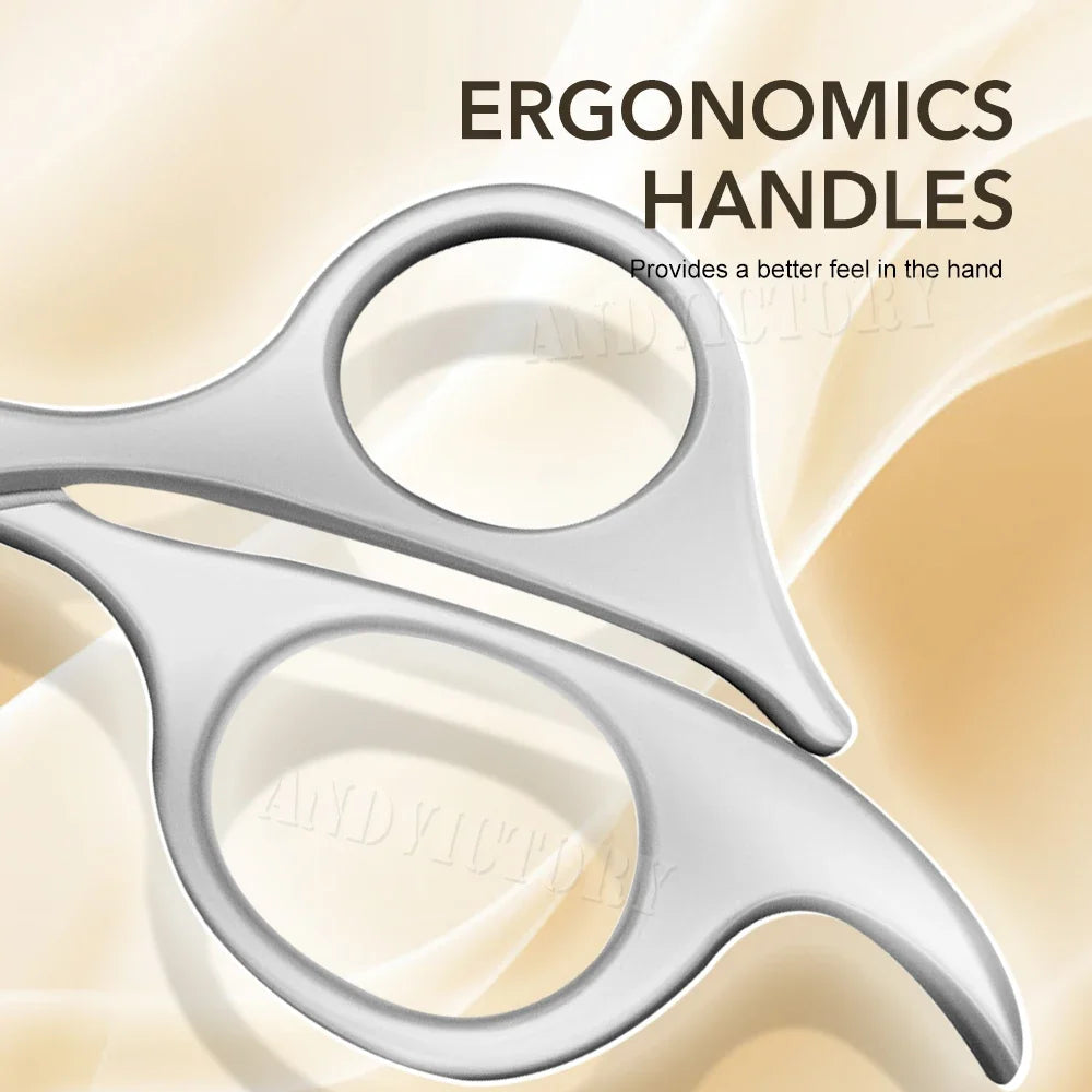 Nose Hair Scissors Facial Hair Remover Stainless Steel Makeup Tool