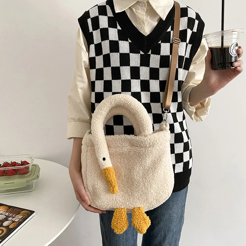 Plush Female Tote Bags