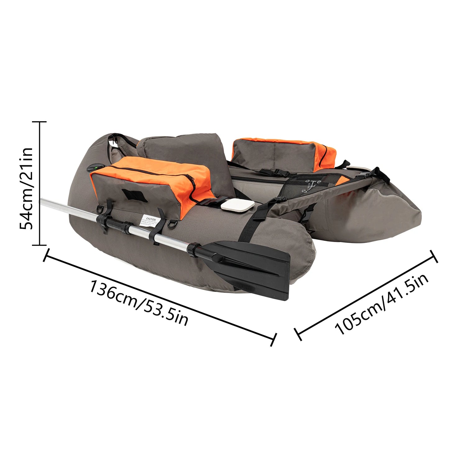 Inflatable Fishing Float Tube Portable Boat For Anglers